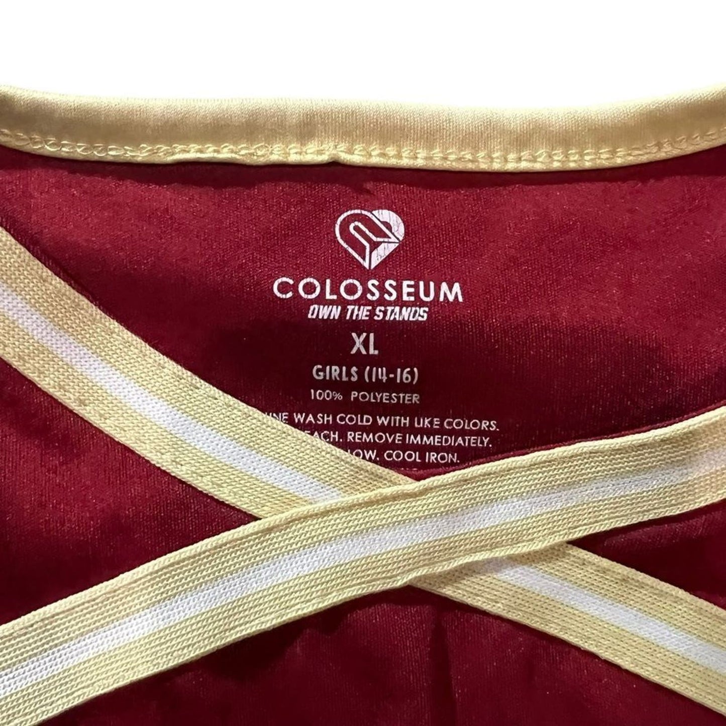 Colosseum Florida State Seminoles Girls Cheerleading Top Size XL