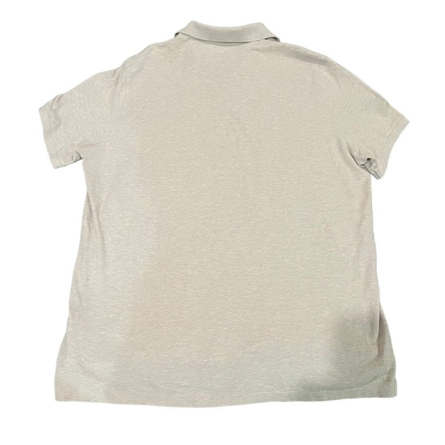 Polo Ralph Lauren Polo Shirt Mens 2XL Beige Classic Fit Black Pony Logo
