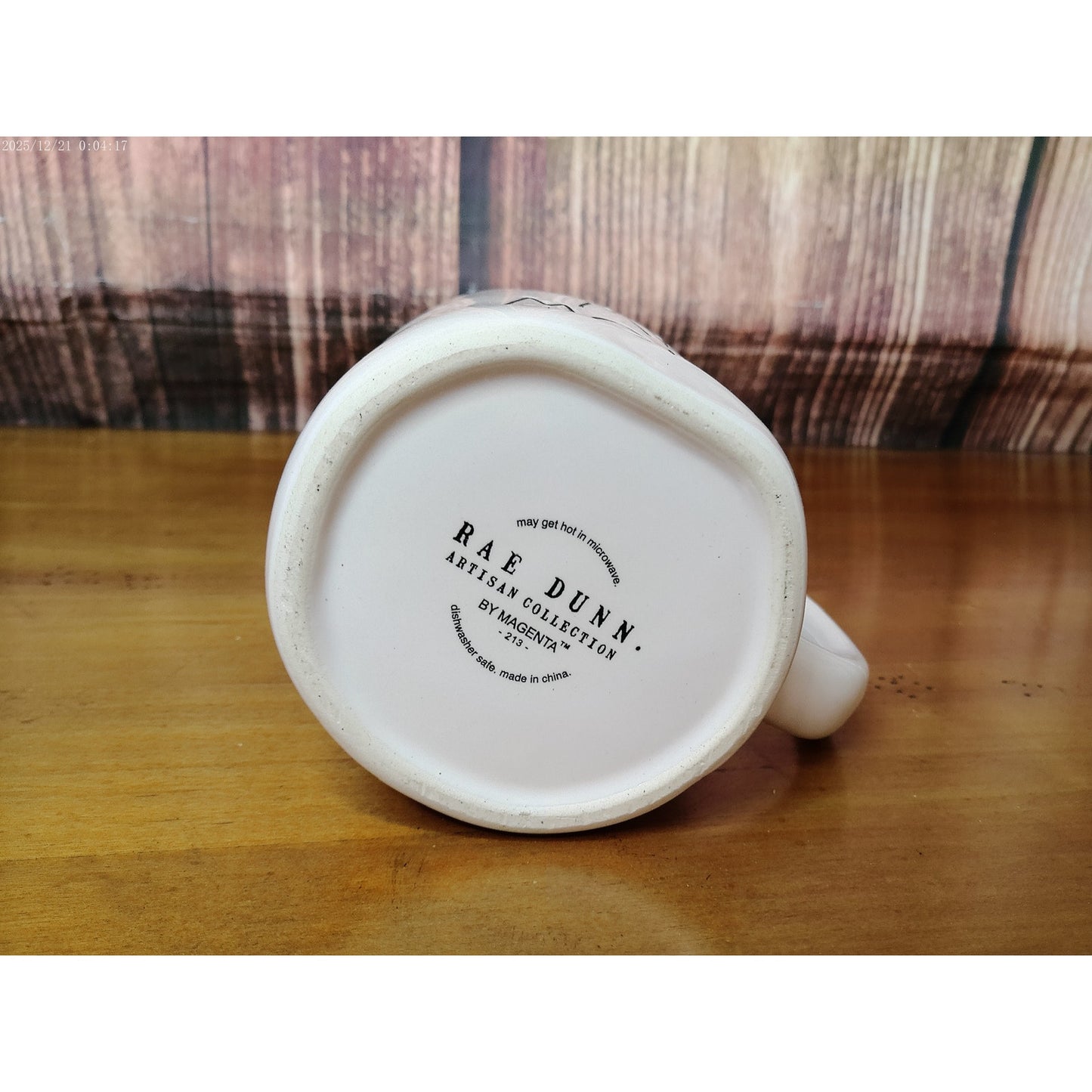 Rae Dunn Coffee Mug White I LOVE MY MOMS Mother's Day