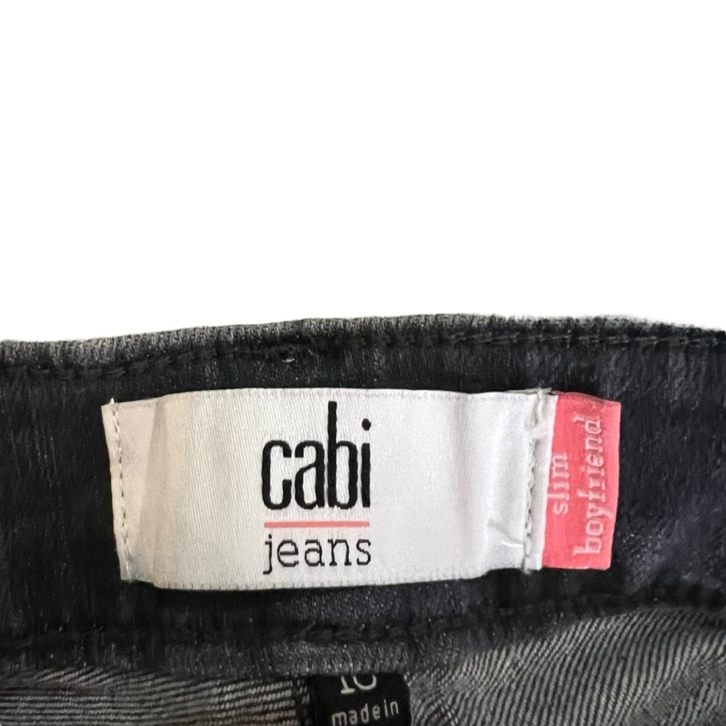 CAbi Slim Boyfriend Fit Jeans Size 10