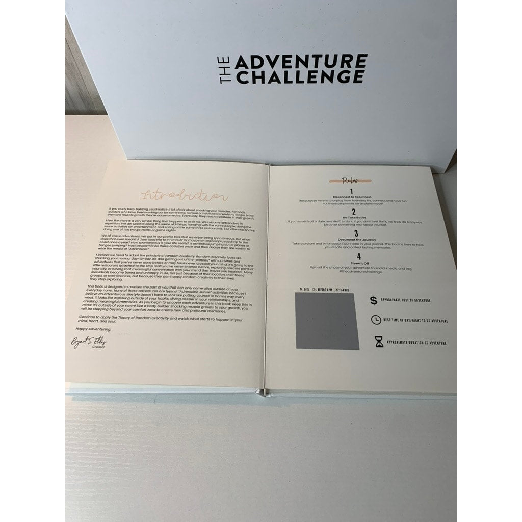 The Adventure Challenge Couples Edition Scratch-Off Box Set