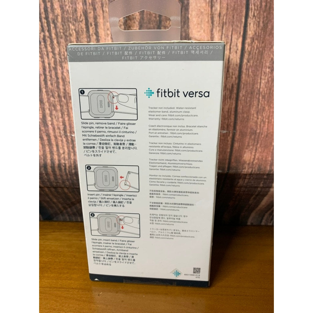 Fitbit Versa Replacement Band Black Small Wristband Strap