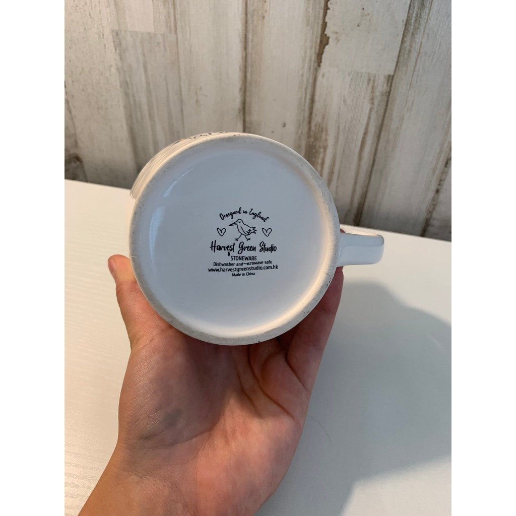 Harvest Green Studio Bee Yourself Coffee Mug White Bumblebee