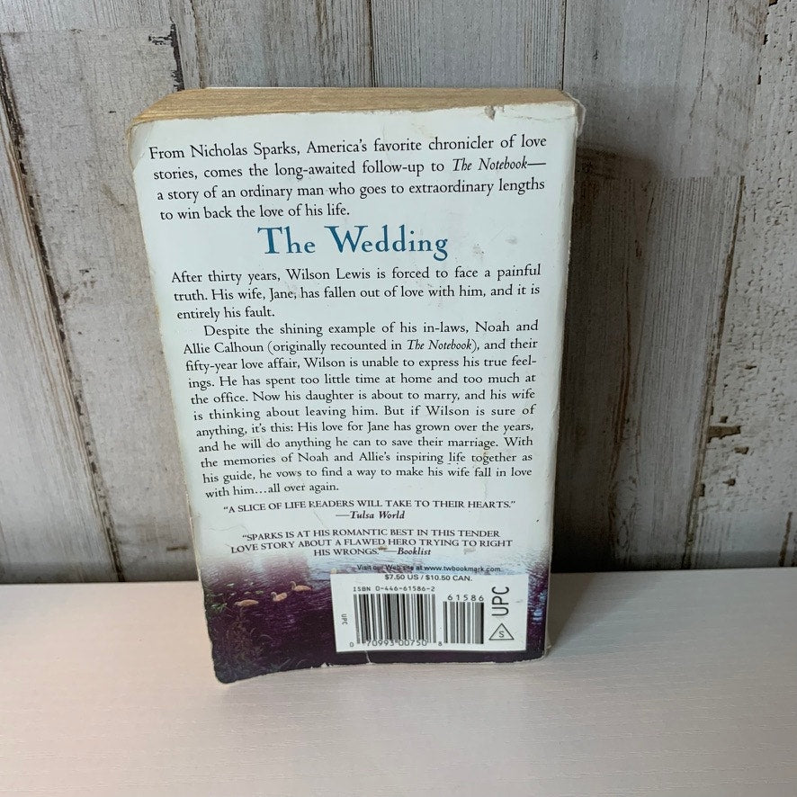 The Wedding Nicholas Sparks Paperback Romance Novel