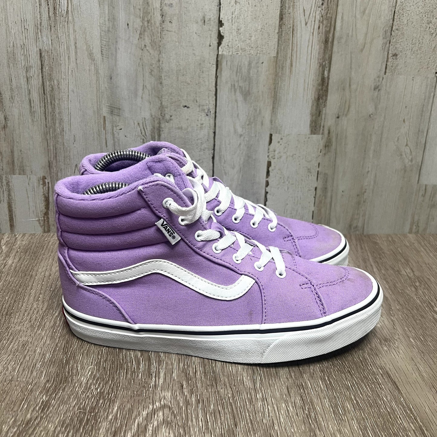 VANS SK8-Hi Kids Missy Size 5.0 Purple High Top Skate Shoes