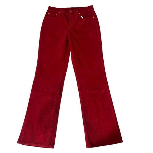 Lauren Jeans Co. Red Corduroy Pants Size 4