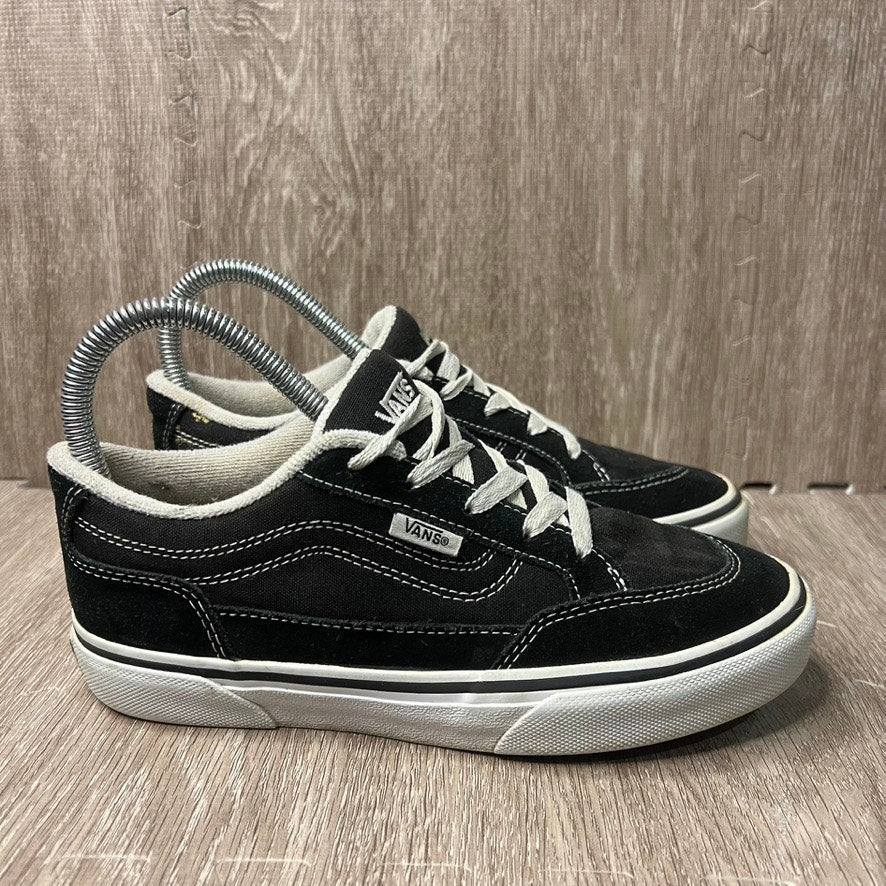 Vans Bearcat Youth Black/White Low Top Sneakers Size 3.5 Unisex Kids