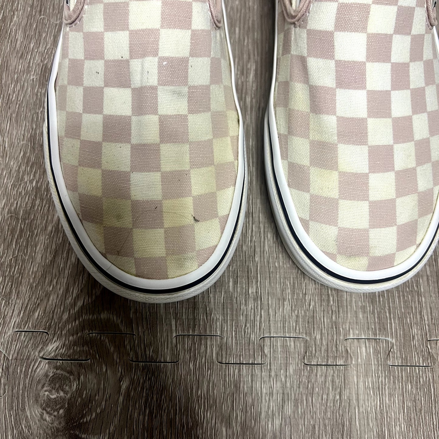 Vans Women's Size 8 / Men's Size 6.5 Classic Slip-On Shoes Pink Checkerboard