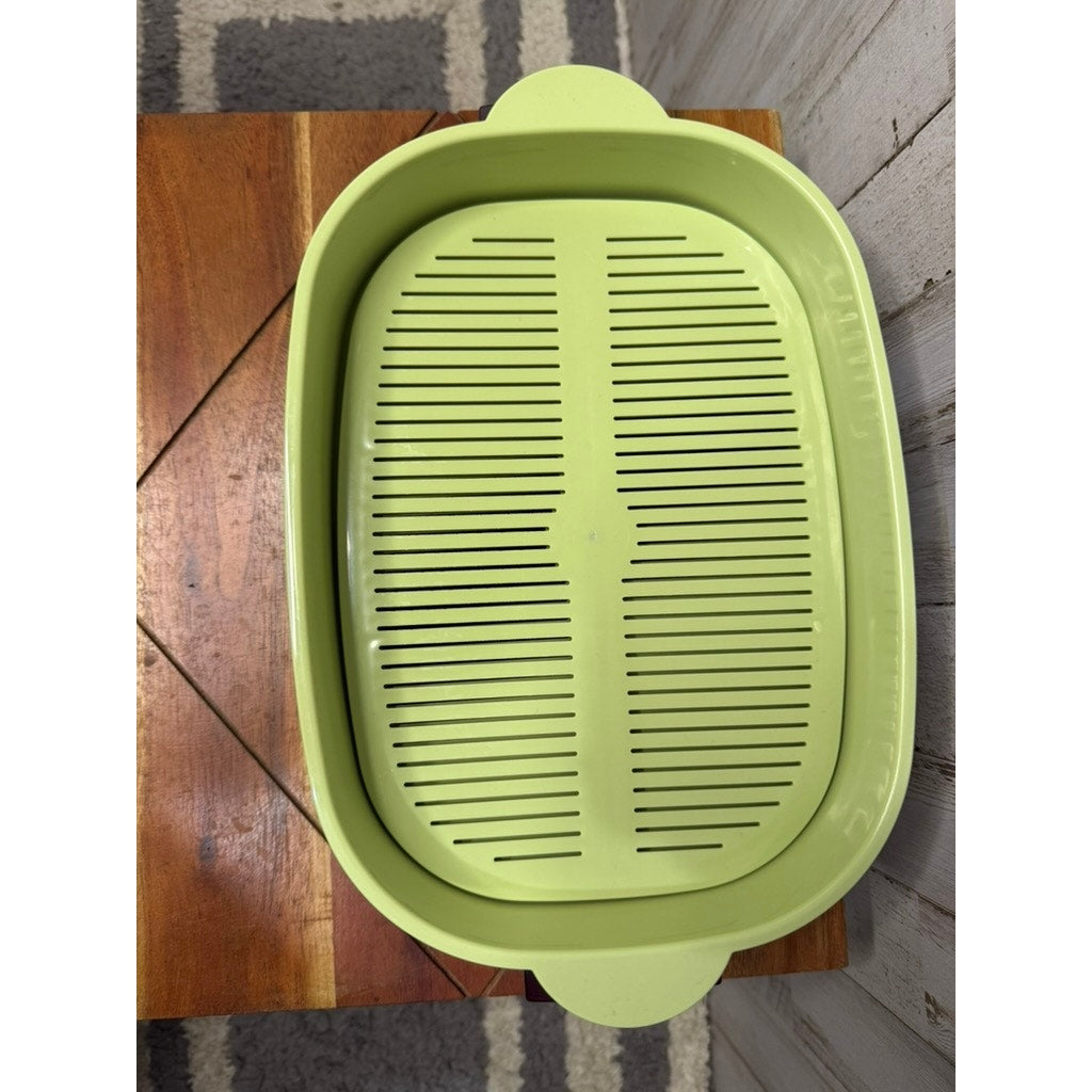 NEW Tupperware 6 Pc Oval Microwave Stack Cooker Set Multicolor Steamer