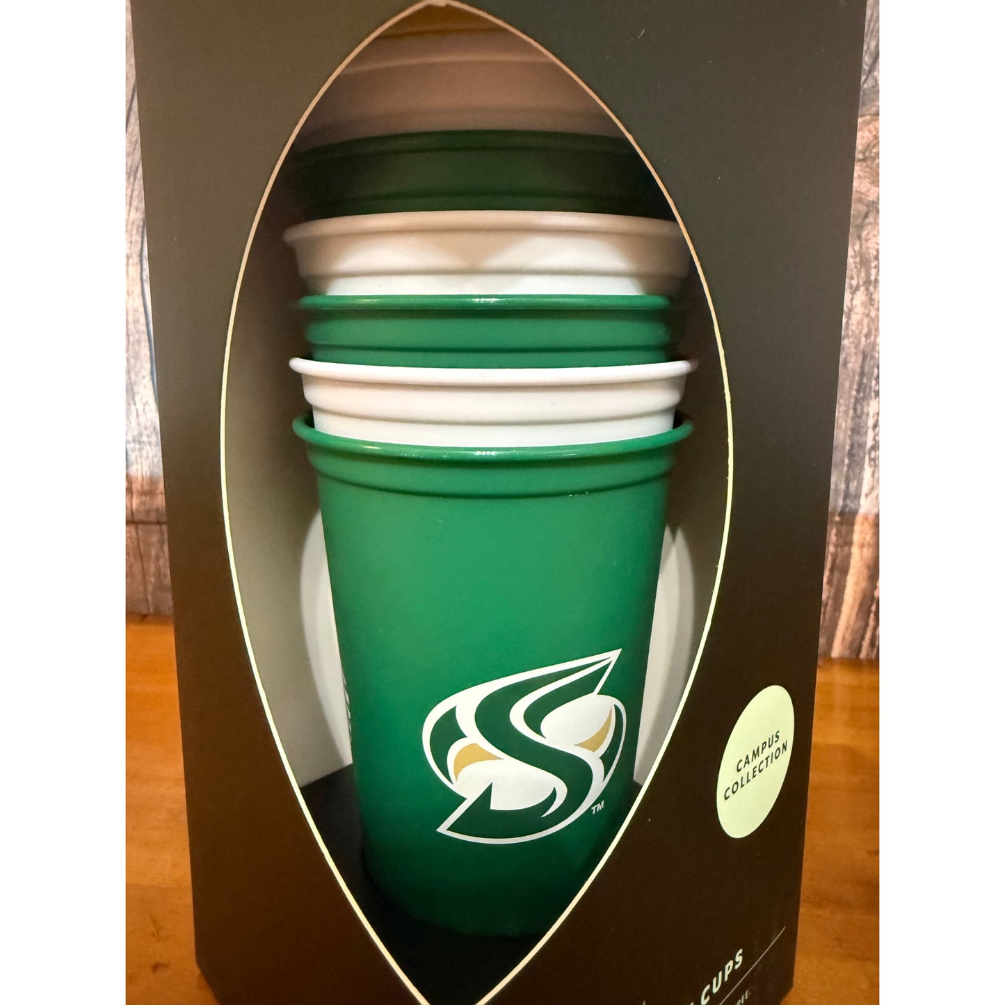 NEW Starbucks Campus Collection Sacramento State Reusable Hot Cups Set with Lids