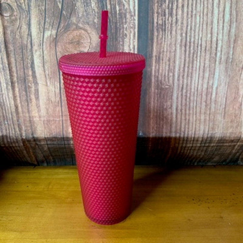 Starbucks Pink Studded Cold Cup Tumbler 24 oz w/ Lid