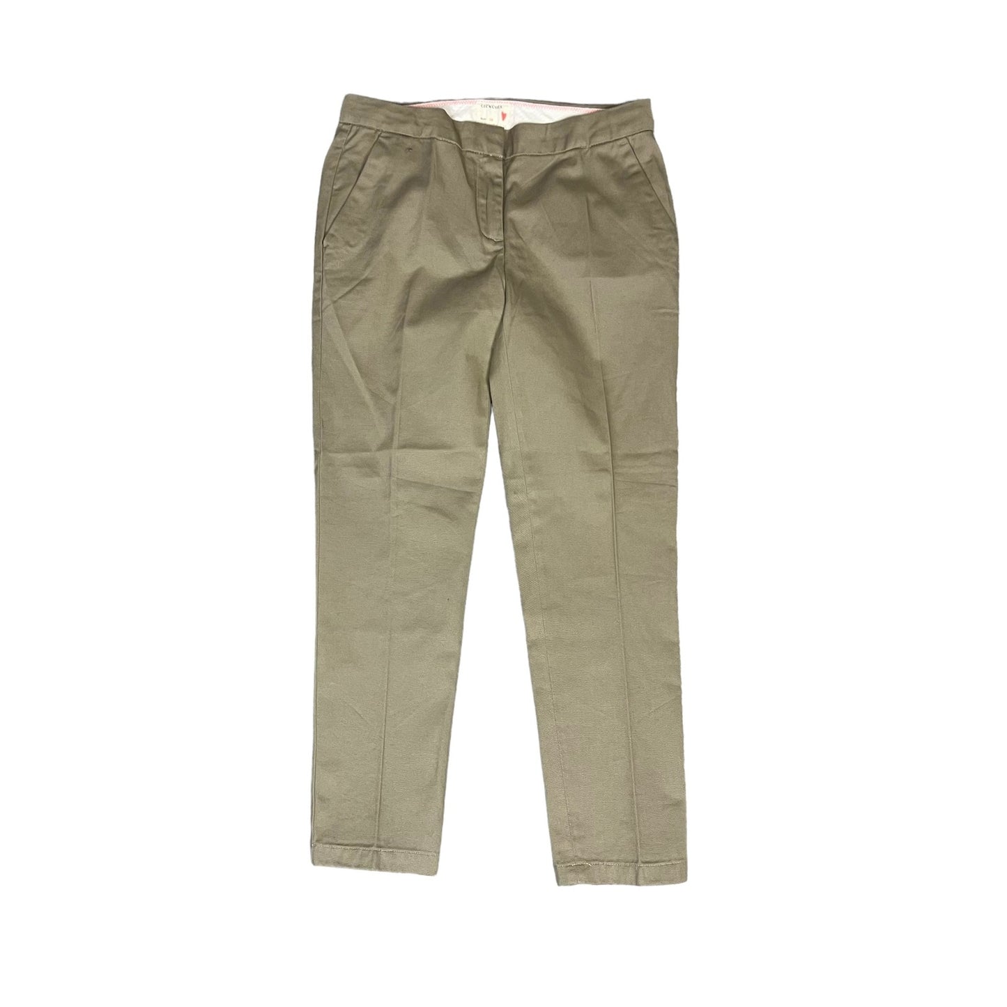 NWT Crewcuts Boys' Chino Pants Size 14 Beige Flat Front Stretch Fabric