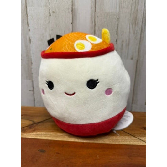 NWT Squishmallows 10" Flip A Mallow Raisy Ramen & Shun Sushi Plush Toy
