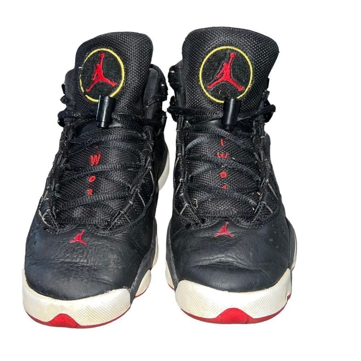 Jordan Air Jordan 6 Rings Youth Basketball High Top Sneakers Size 5Y Black