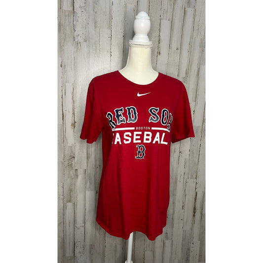 Nike Boston Red Sox Men's Red Graphic T-Shirt Size Medium Short Sleeve