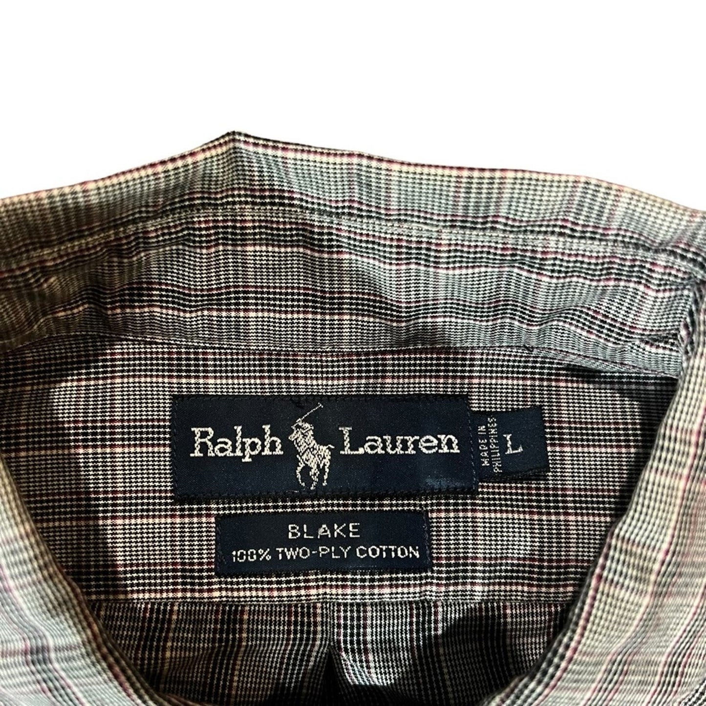 Ralph Lauren Cotton Blake Button Down Shirt Size Large