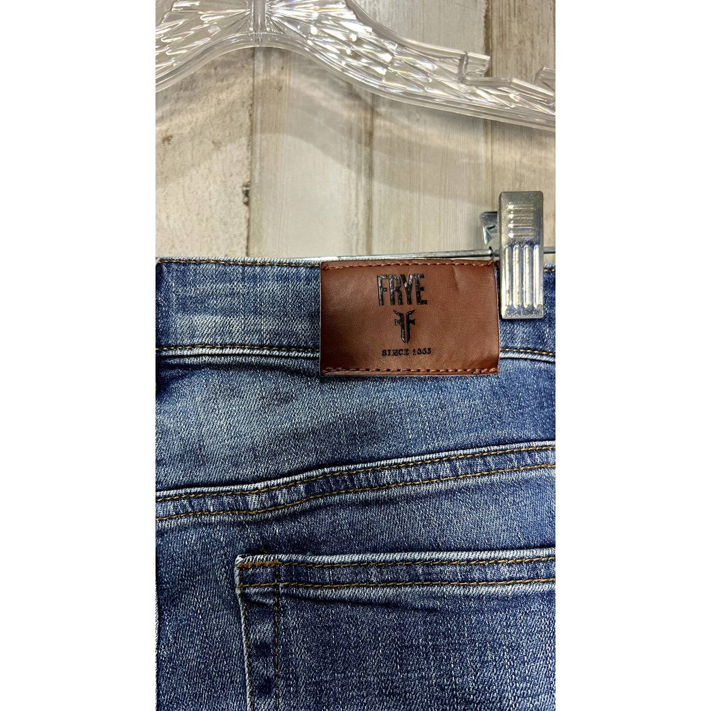 Frye Women's Cropped Denim Jeans Size 6 Blue Mid Rise