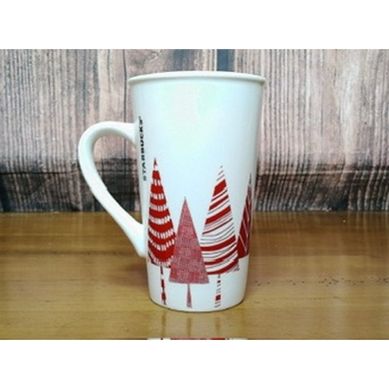 Starbucks Holiday Tall Mug Red 16 fl oz Coffee Cup 2011