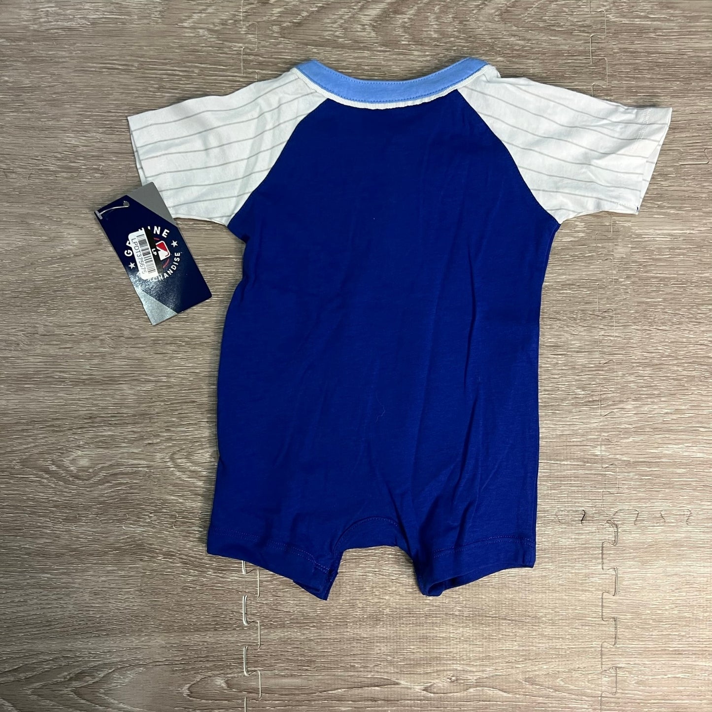 NWT MLB Kansas City Royals Boys' 3-6M Short Sleeve Romper Blue