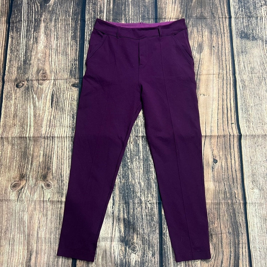 Lululemon Women's Size 6 Purple Tapered Stretchy HR Trousers Jogger Pants