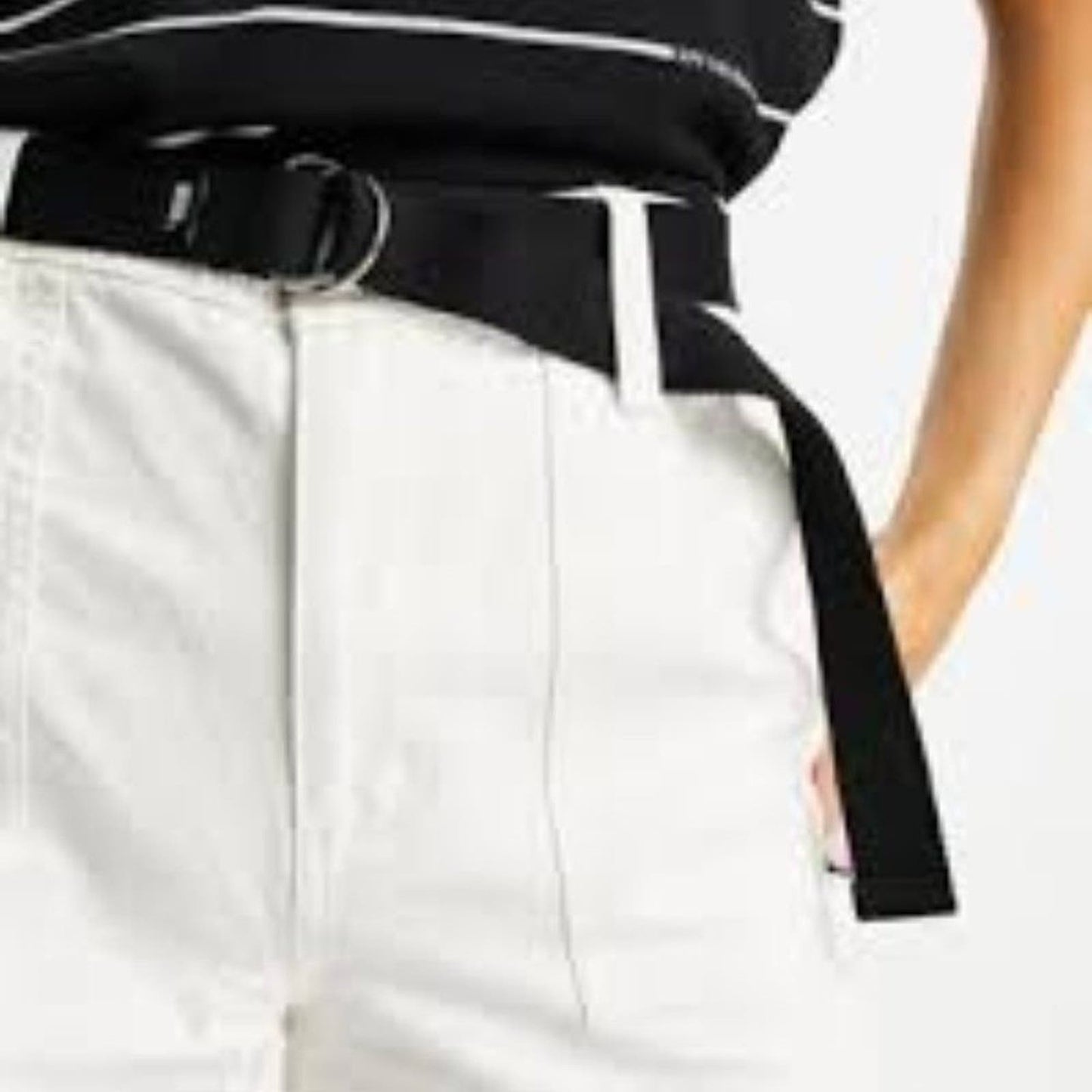 NWT Vans Clark belted chino shorts in white Size 30