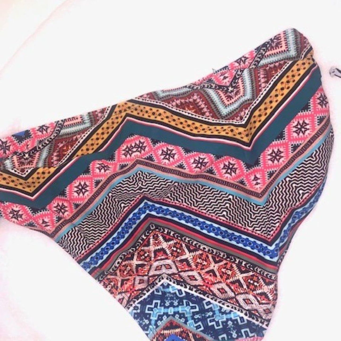 Set 2 multi-color/black and white bikini bottoms S