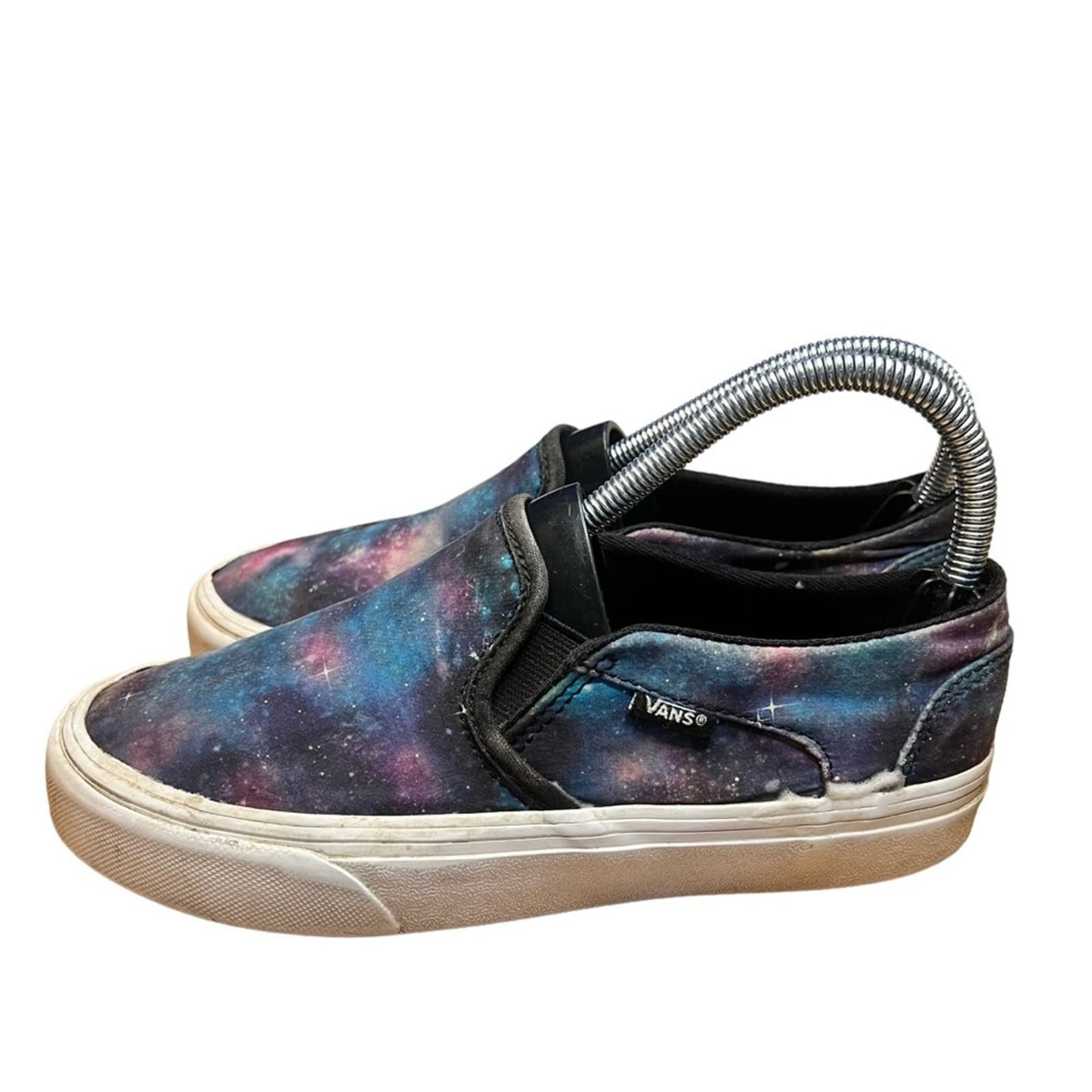 Vans Classic Slip-On 'Galaxy' Low Top Skate Shoes/Sneakers - Women's 6