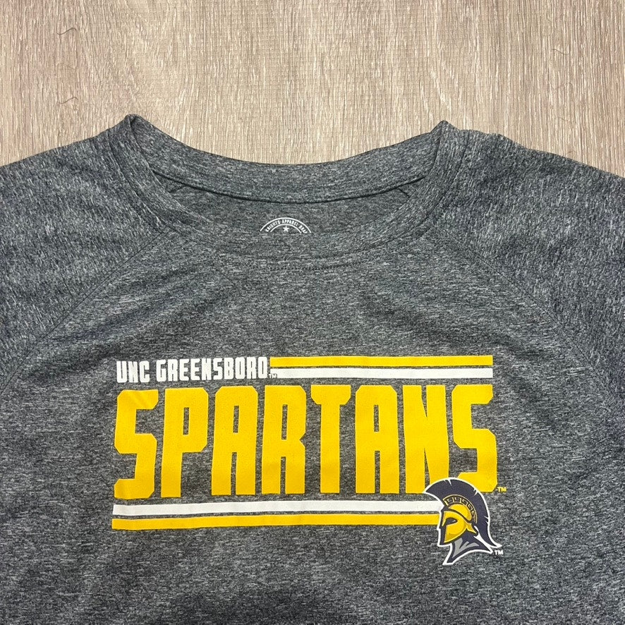 NWT Rivalry Threads UNC Greensboro Spartans Graphic T-Shirt Gray Kids Medium