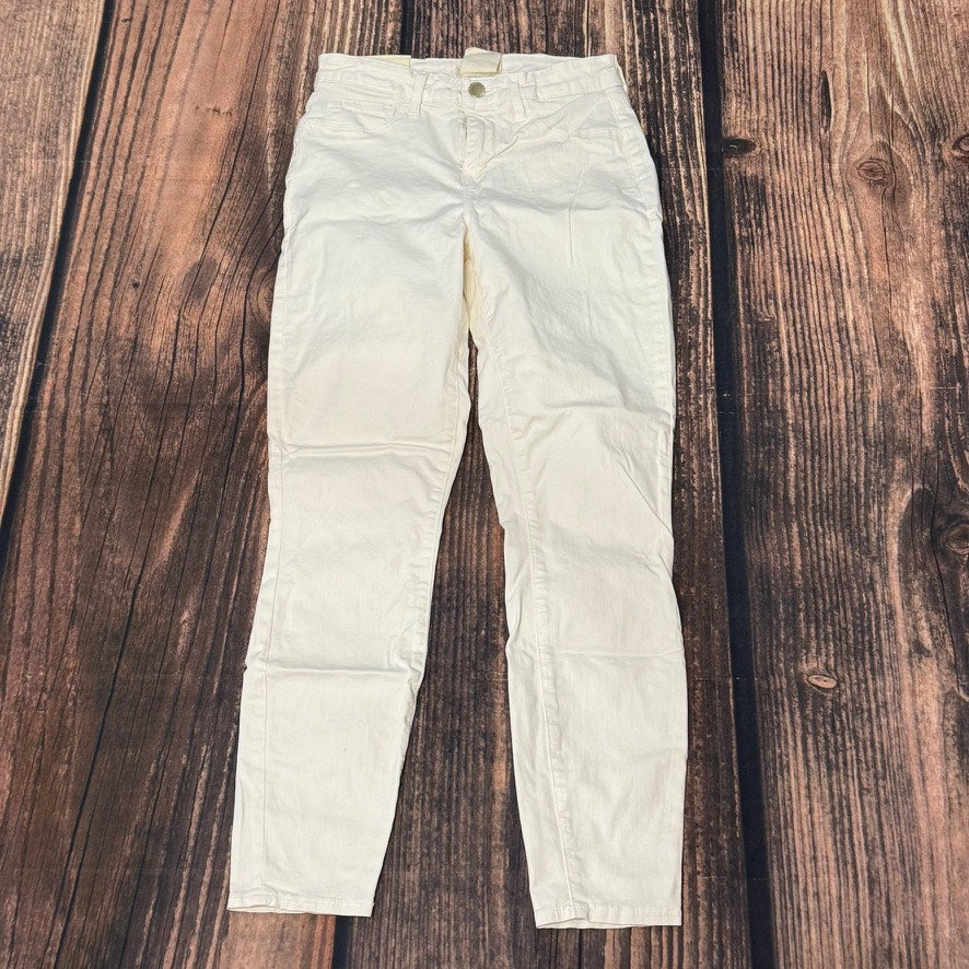 L'AGENCE Margot High Rise Skinny Jeans Vintage White Size 25 Women