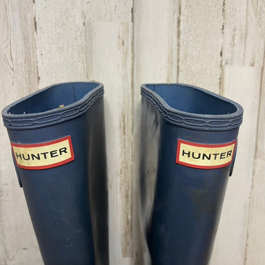 Hunter Women's Original Tall Rain Boots Navy Blue Size 5