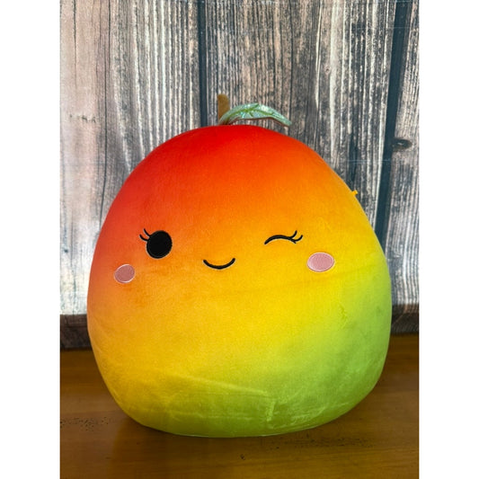 Squishmallows Ximena the Mango Plush Toy Winking Face Large 20"