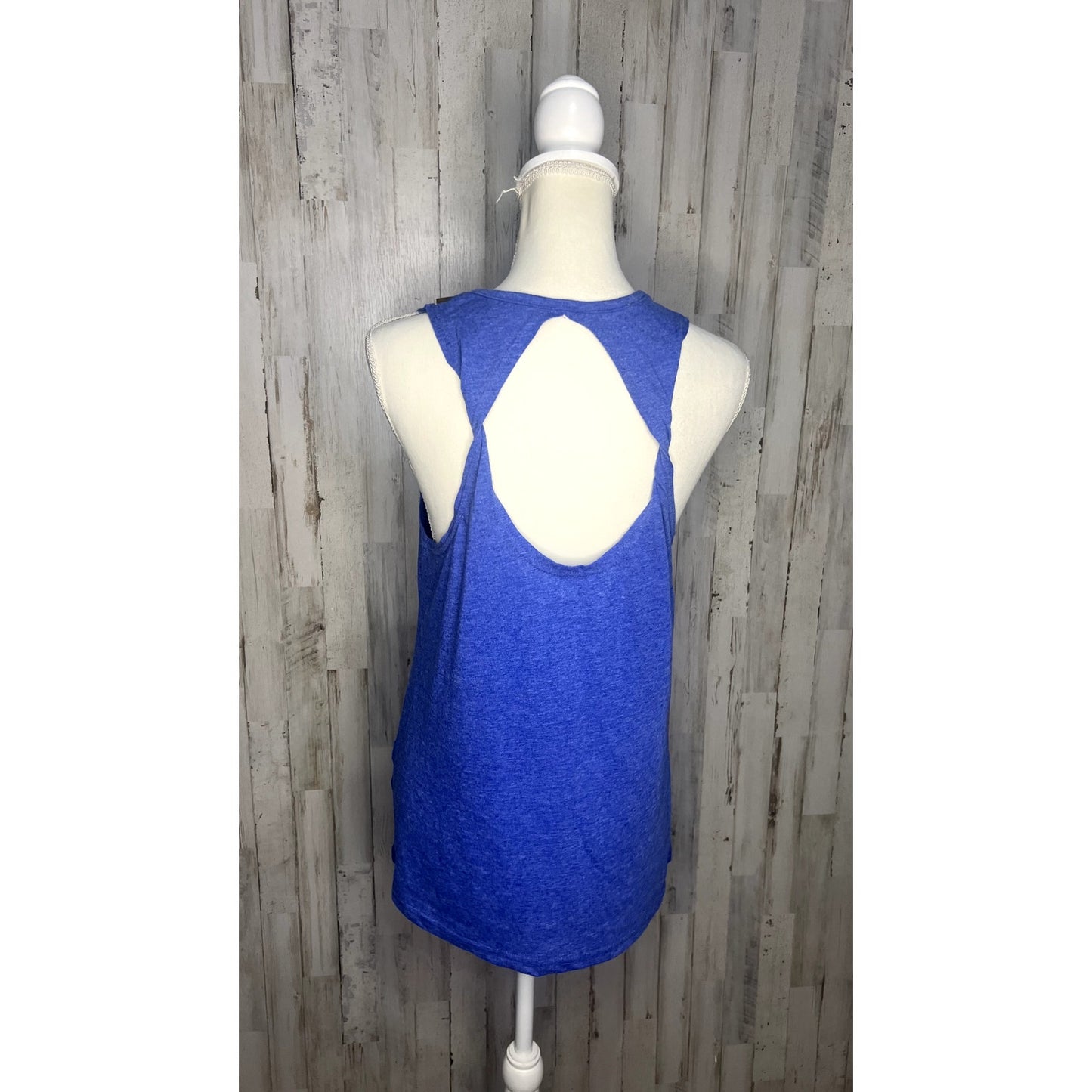 NWT Women's Duke Blue Devils Tank Top Blue Size Medium Racerback Casual