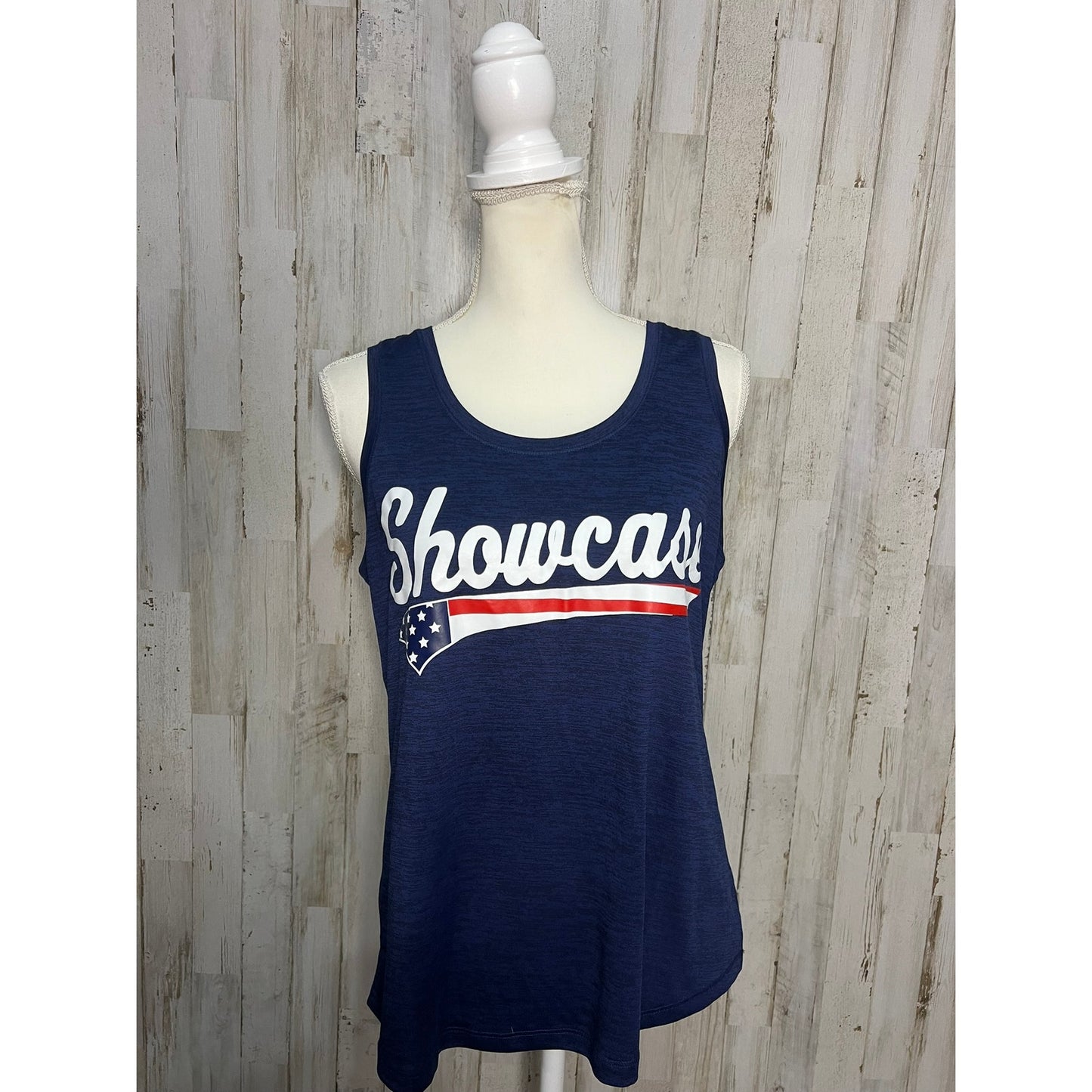 Evoshield Women's Medium Blue Showcase Racerback Tank Top