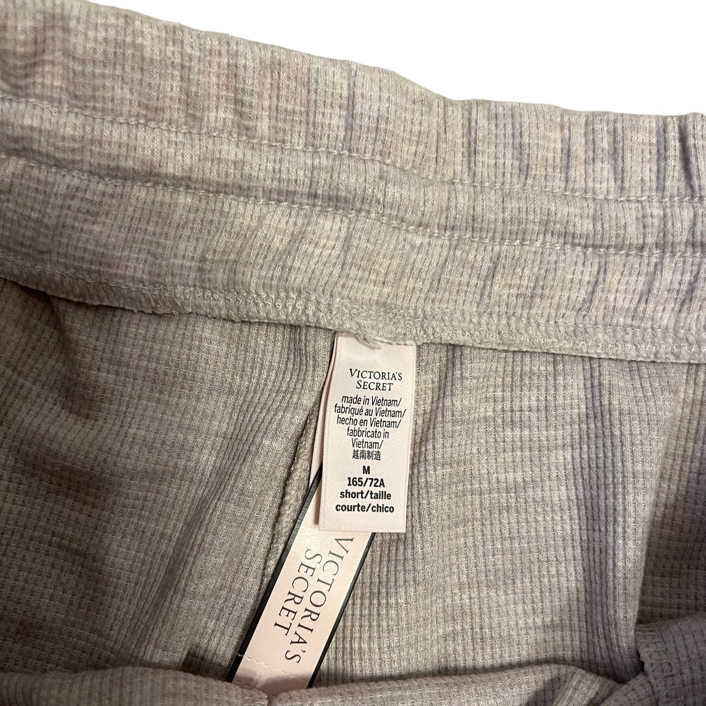 NWT Victoria's Secret Women's Medium Heather Gray Drawstring Jogger Sweatpants