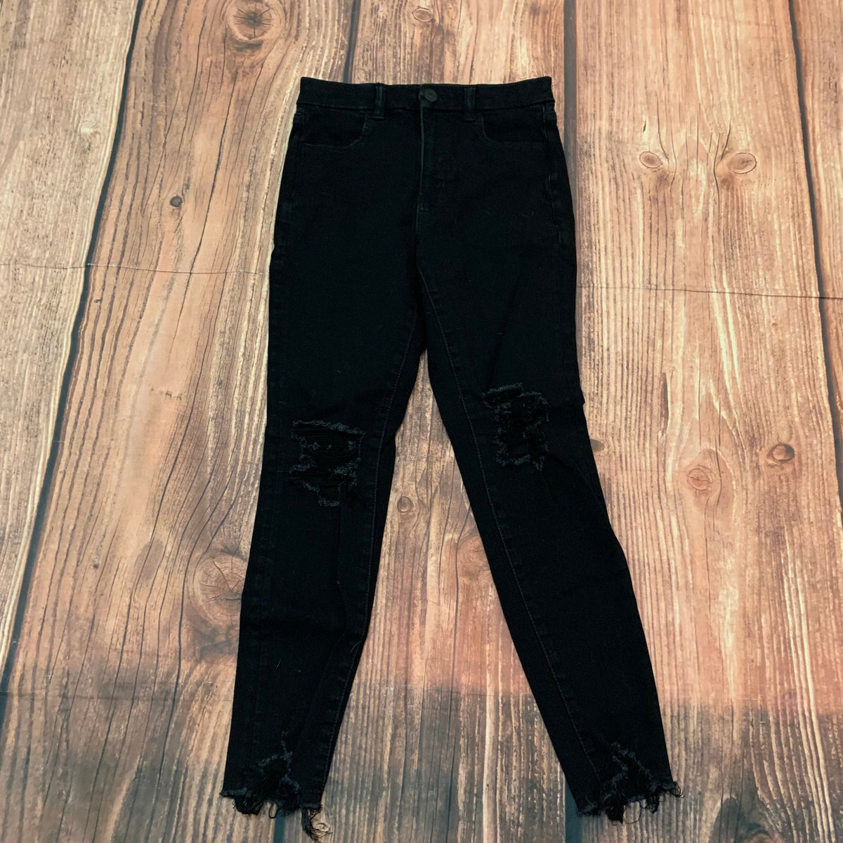 American Eagle The Dream Jean Womens Size 4 Black Skinny