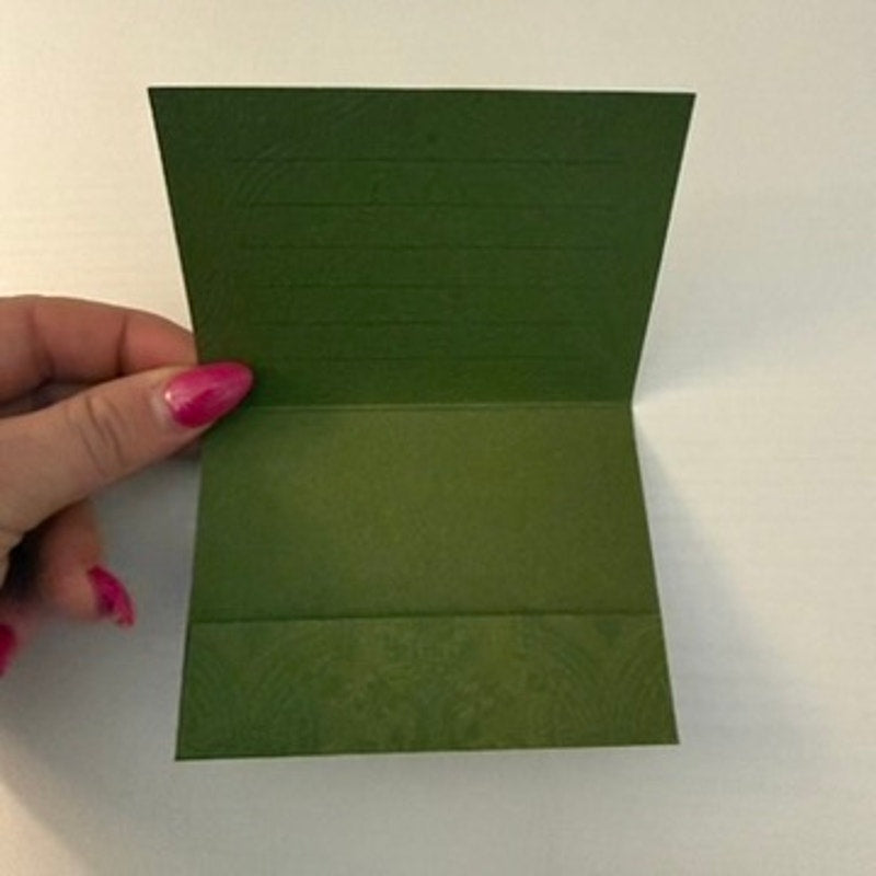 Gucci Gift Card Envelope Holder Green Embossed GG Logo Luxury Note Holder