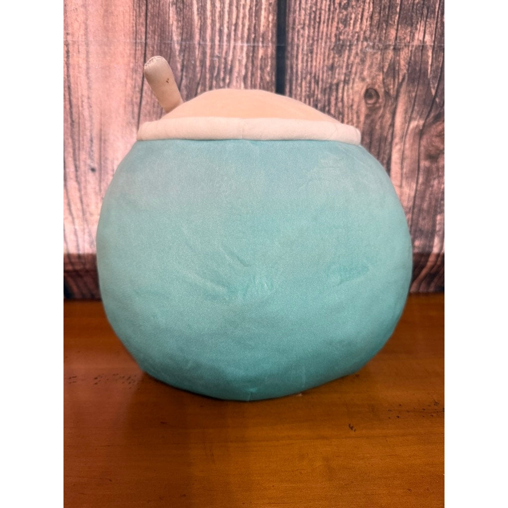 Squishmallows Jakarria Blue Boba Drink Plush Toy Medium 14 in