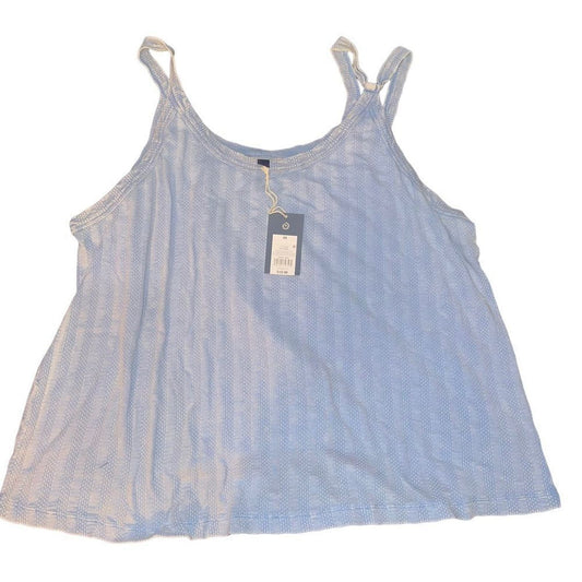 Universal Thread NWT Women's Blue Scoop Neck Soft Stretch Slim Fit Cotton Tank