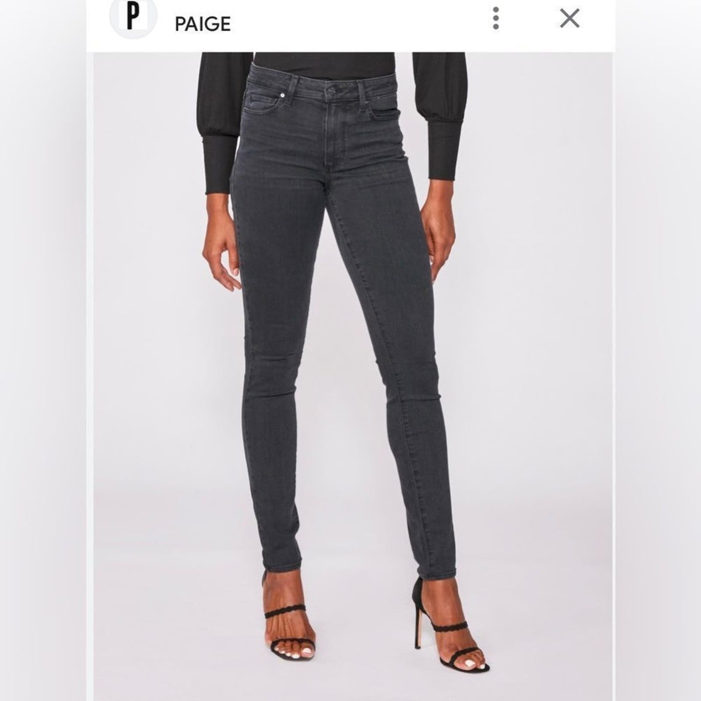 Paige Jeans Black Verdugo Ankle Size 29