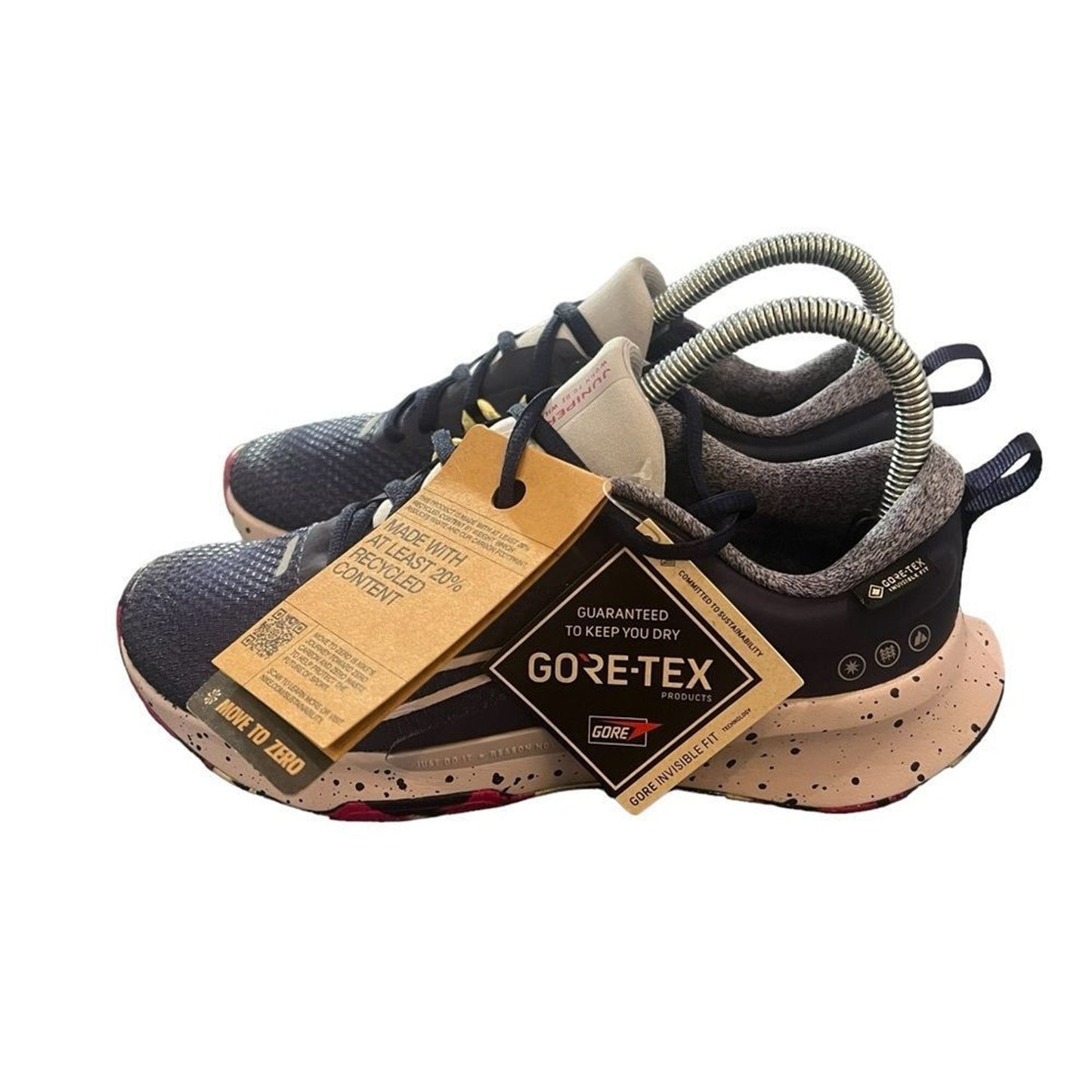 NWT Nike Juniper Trail 2 Women's Trail Running Shoes Waterproof Navy Size 6