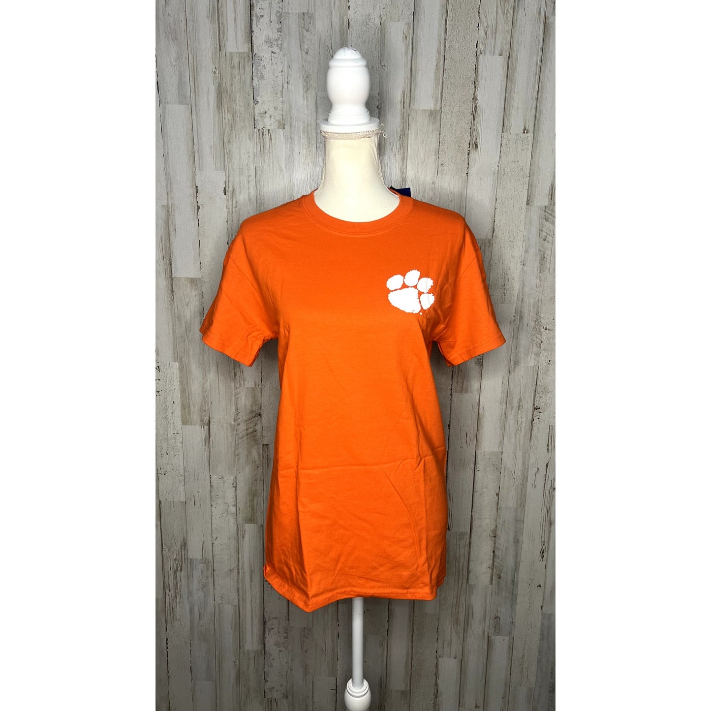 NWT Clemson Tigers Orange Scenic Back Design Unisex Short Sleeve T-Shirt