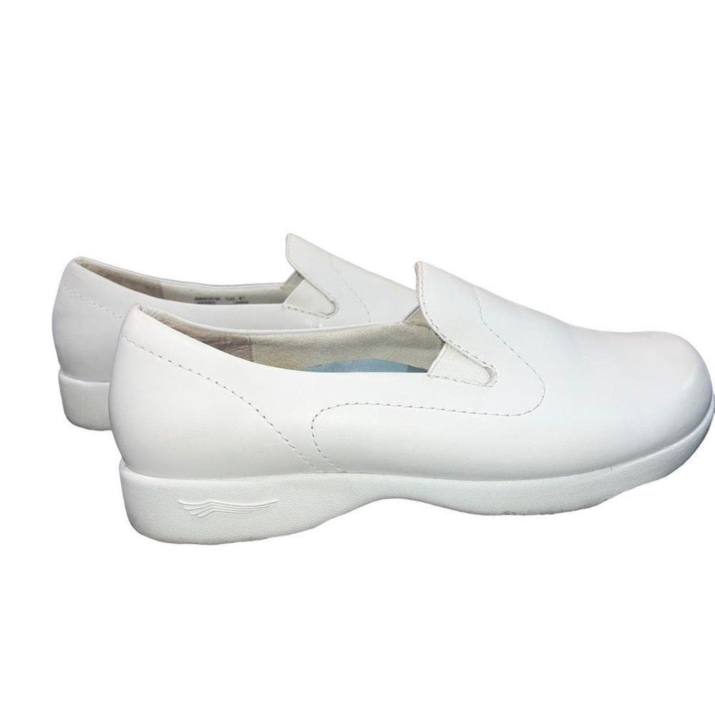 Dansko White Leather Women's Slip on Loafers Size 10.5