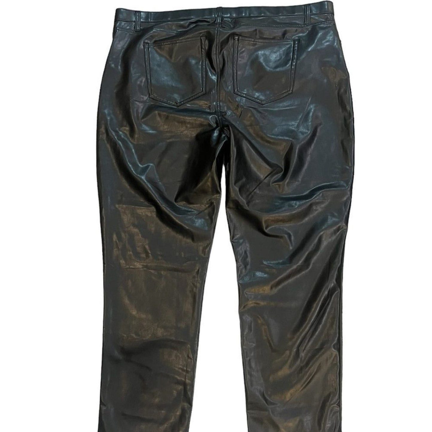 NWT Abercrombie & Fitch Curve Love 90s Straight Ultra High Rise Pants 24 Black