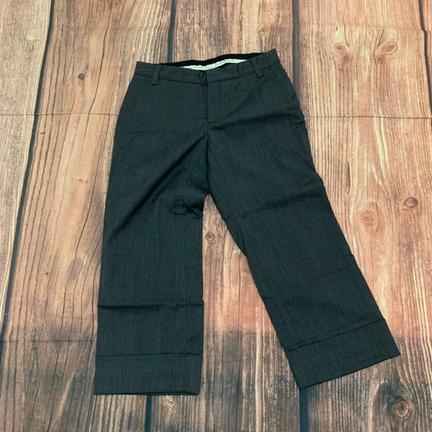 Banana Republic Martin Women Size 0 Gray Wide-Leg Capri