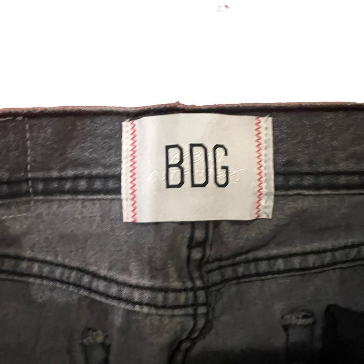 BDG Jeans Mens 32x32 Gray Wash Vintage Slim Fit Straight Leg Mid Rise