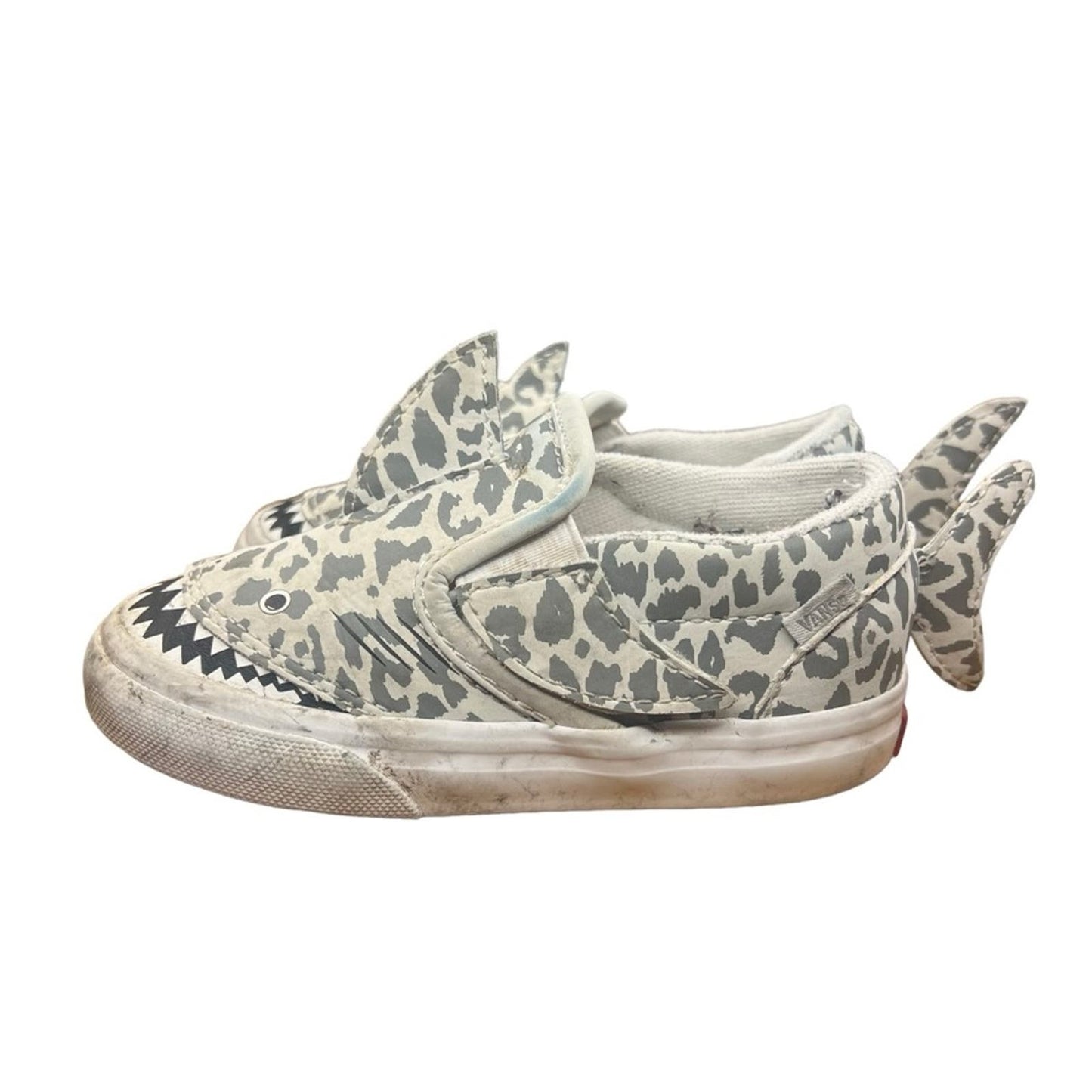 Vans Authentic Slip-On Toddler 'Leopard Shark Sneakers - Toddler Size 7.5