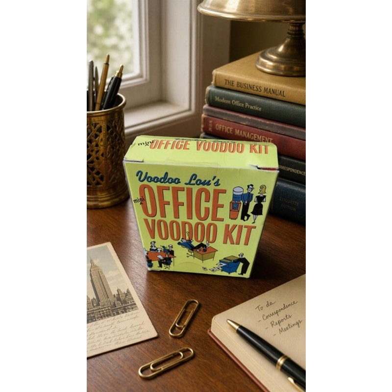 Voodoo Lou’s Mini Office Voodoo Kit Boxed Set Doll Pins