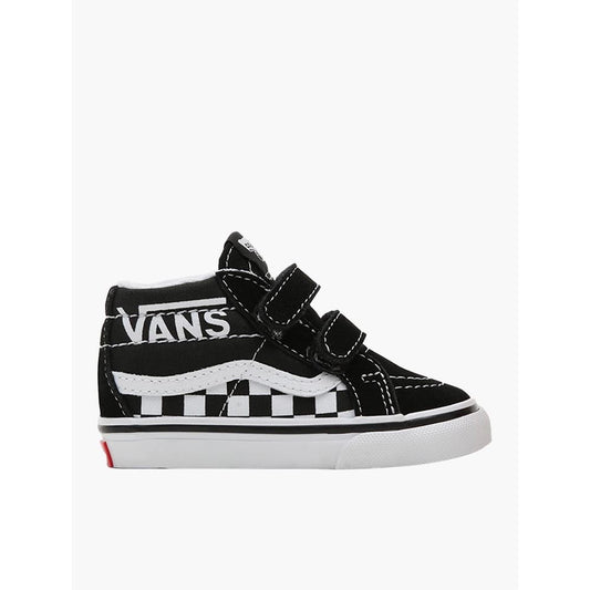 Vans Sk8-Mid Reissue V Kids Mid Top Black/White Checkerboard Toddler Size 6.0