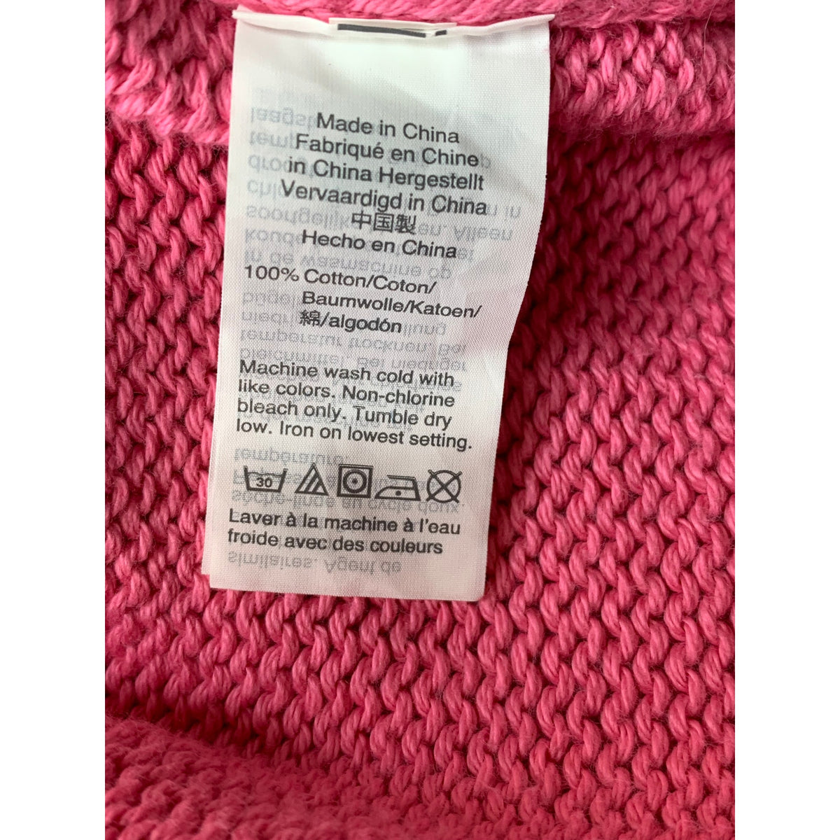 J.Crew Sweater Womens Plus 2XL Pink Cable Knit Mock Neck Pullover Long