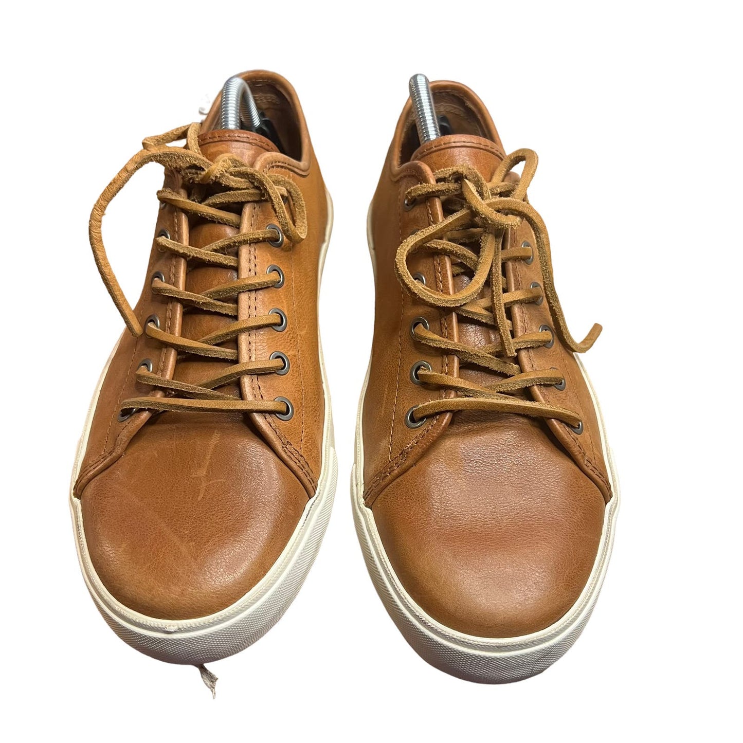 FRYE Chambers Low Cognac Mens Leather Sneaker Casual Shoes Size 10 Lace Up